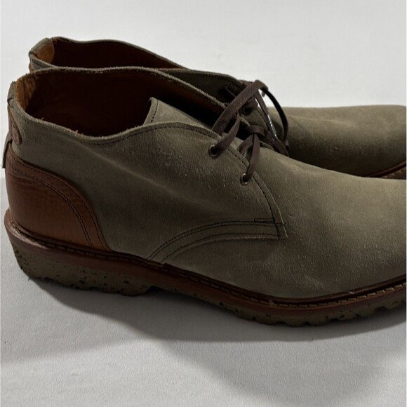 Allen Edmonds Discovery Chukka Suede Leather Gray Tan 4950 Sneakers Shoes 11.5 main image 9